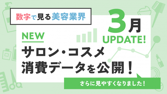 市場規模データを更新！数字で見る美容業界
